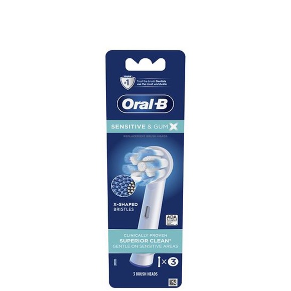 Oral-B Sensitive & Gum Replacement Brush Heads - 3 Ct - Picture 1 of 6
